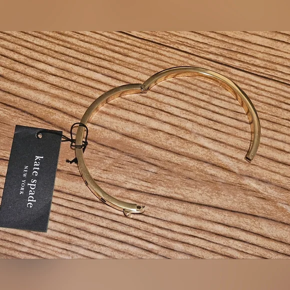 Kate Spade New York Bracelet Women Gold Stackable Stainless Steel Bangle ERK1969 - Picture 5 of 13